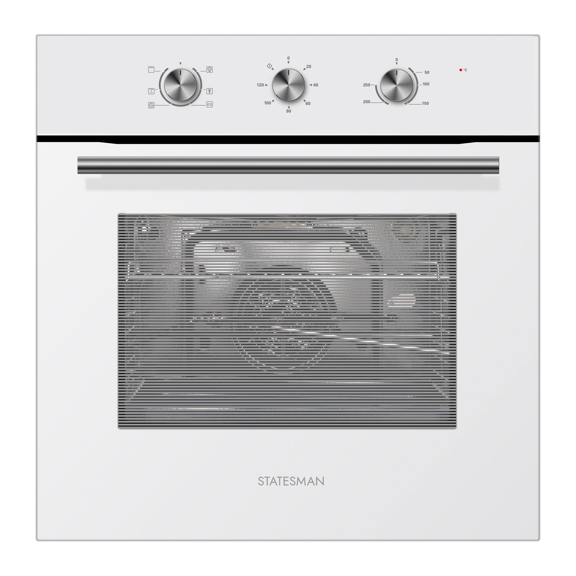 STATESMAN - Built-in Fan Oven - White - BSF60WH - Kitchenary