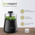 TEFAL - Eco Respect Moulinette Mini Chopper - Black - MB710840 - Kitchenary