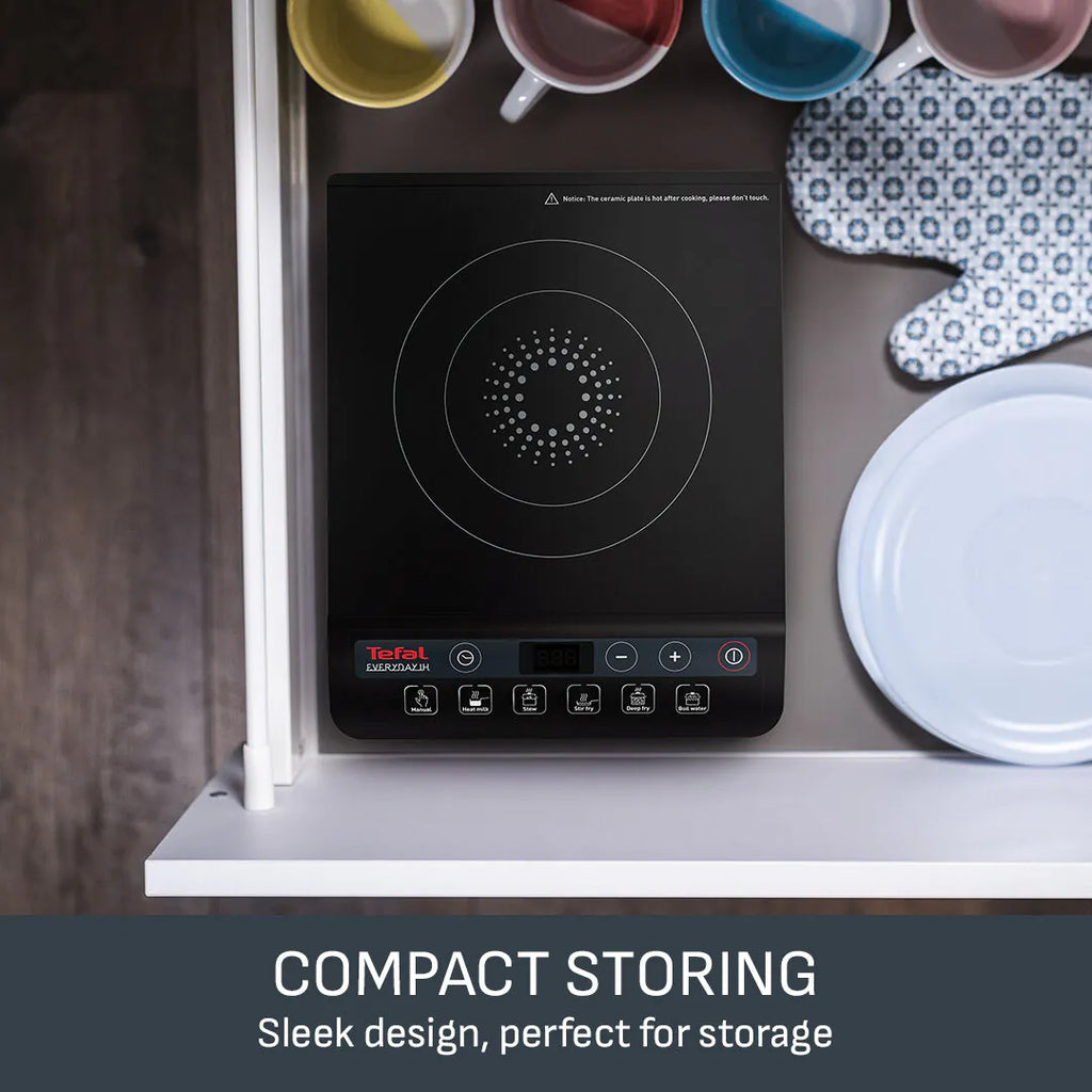 TEFAL - Everyday Portable Induction Hob - Black - IH201840 - Kitchenary