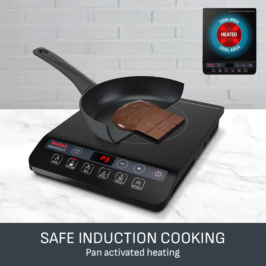 TEFAL - Everyday Portable Induction Hob - Black - IH201840 - Kitchenary