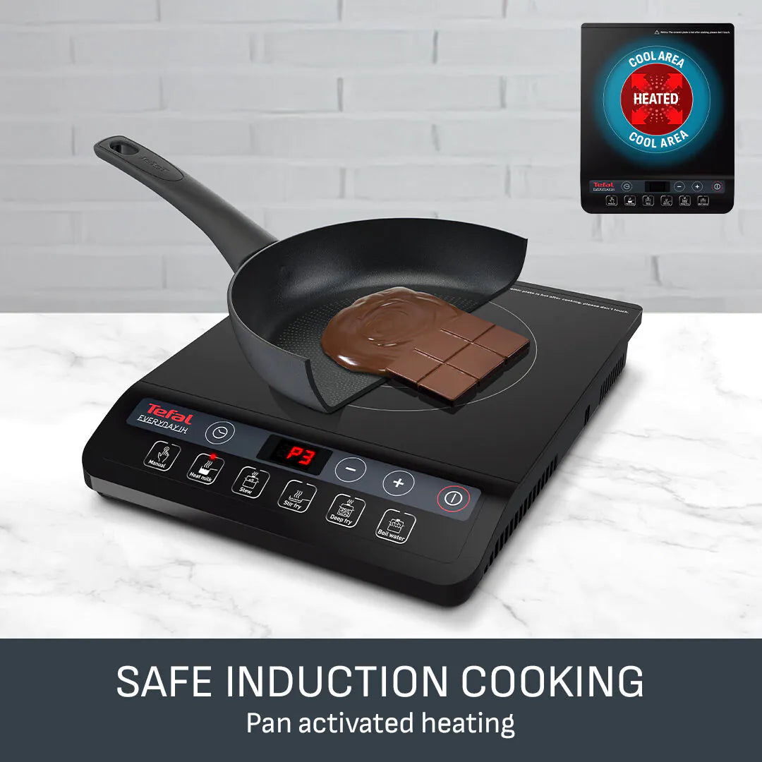 TEFAL - Everyday Portable Induction Hob - Black - IH201840 - Kitchenary