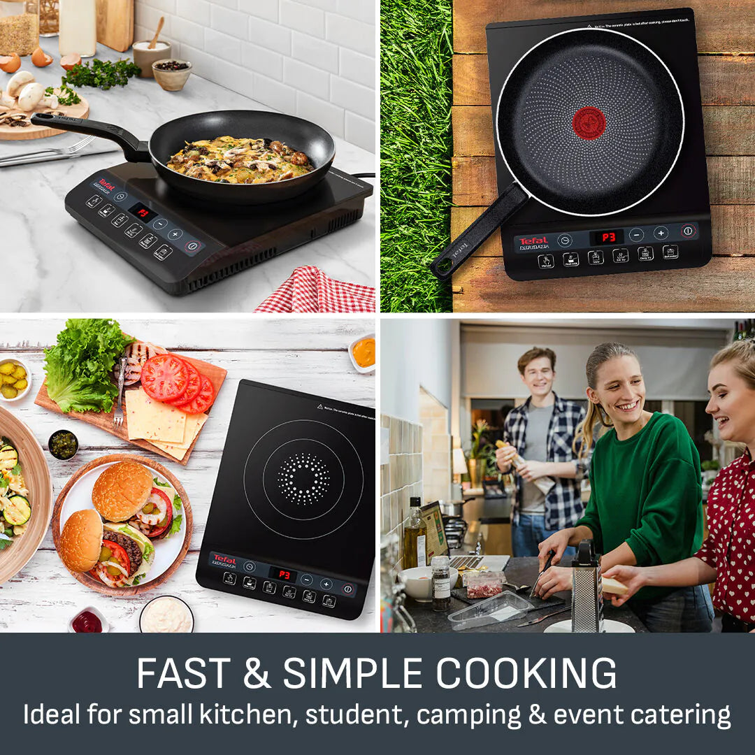 TEFAL - Everyday Portable Induction Hob - Black - IH201840 - Kitchenary