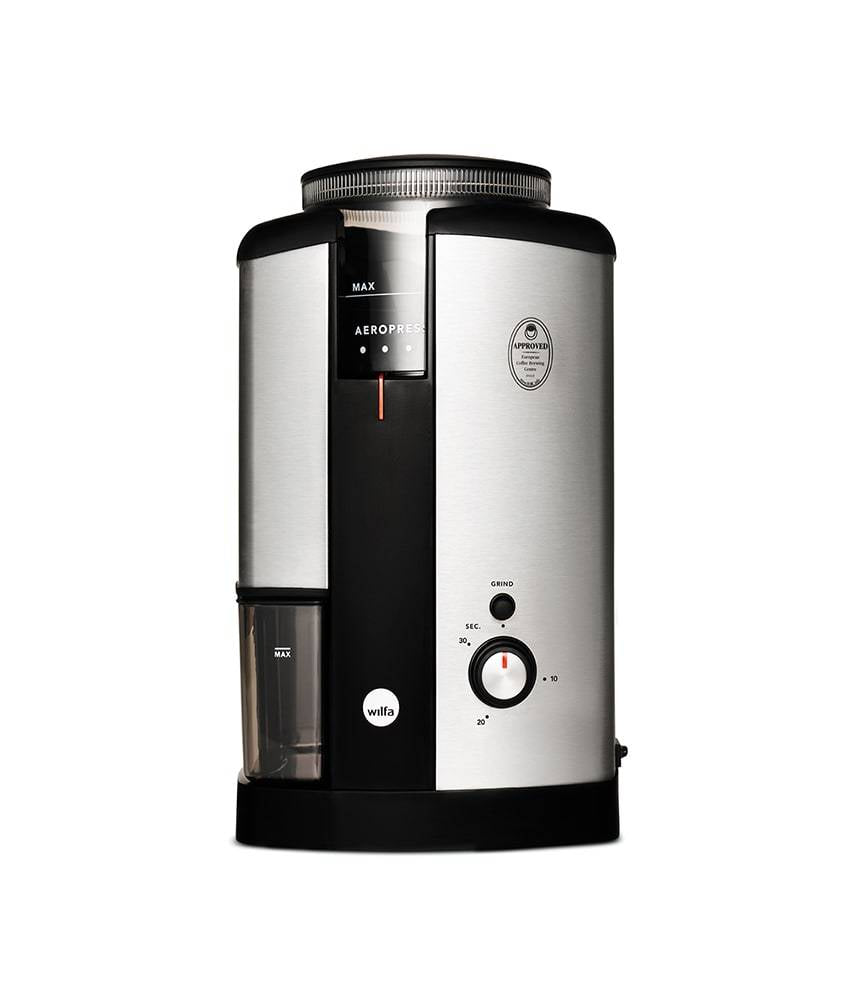 Wilfa Performance Thermo Coffee Maker (Black) and Svart Coffee Grinder (Silver) Bundle