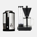 Wilfa Performance Compact Coffee Maker (Black) and Svart Coffee Grinder (Silver) Bundle