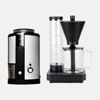 Wilfa Performance Compact Coffee Maker (Black) and Svart Coffee Grinder (Silver) Bundle