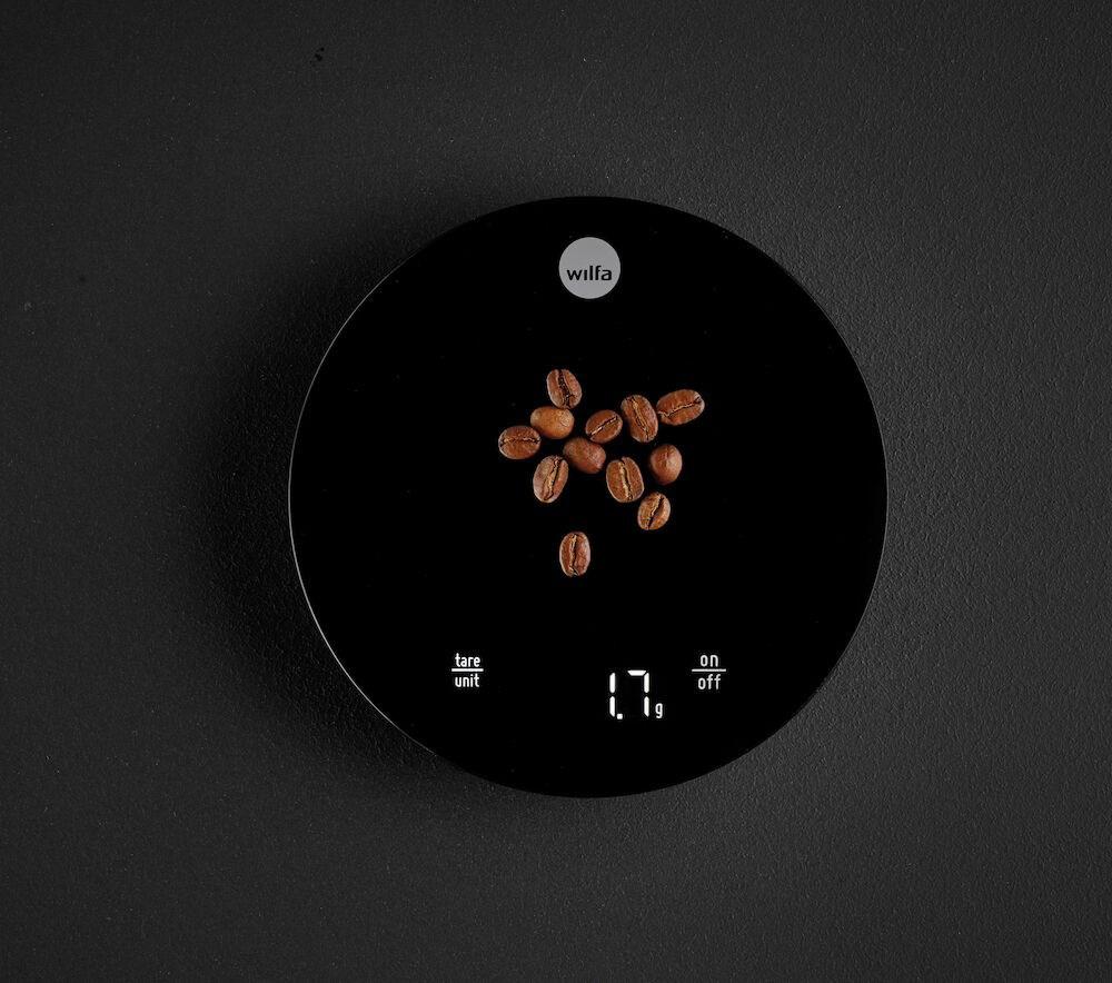 WILFA KS1B-T2 Uniform & Kitchen Scale - Black