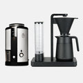 Wilfa Performance Thermo Coffee Maker (Black) and Svart Coffee Grinder (Silver) Bundle