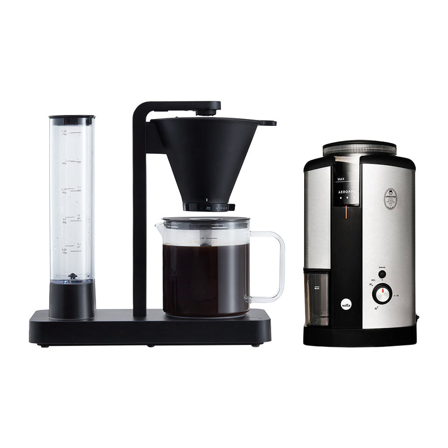Wilfa Svart Performance Coffee Maker + FREE Svart Coffee Grinder (Silver)
