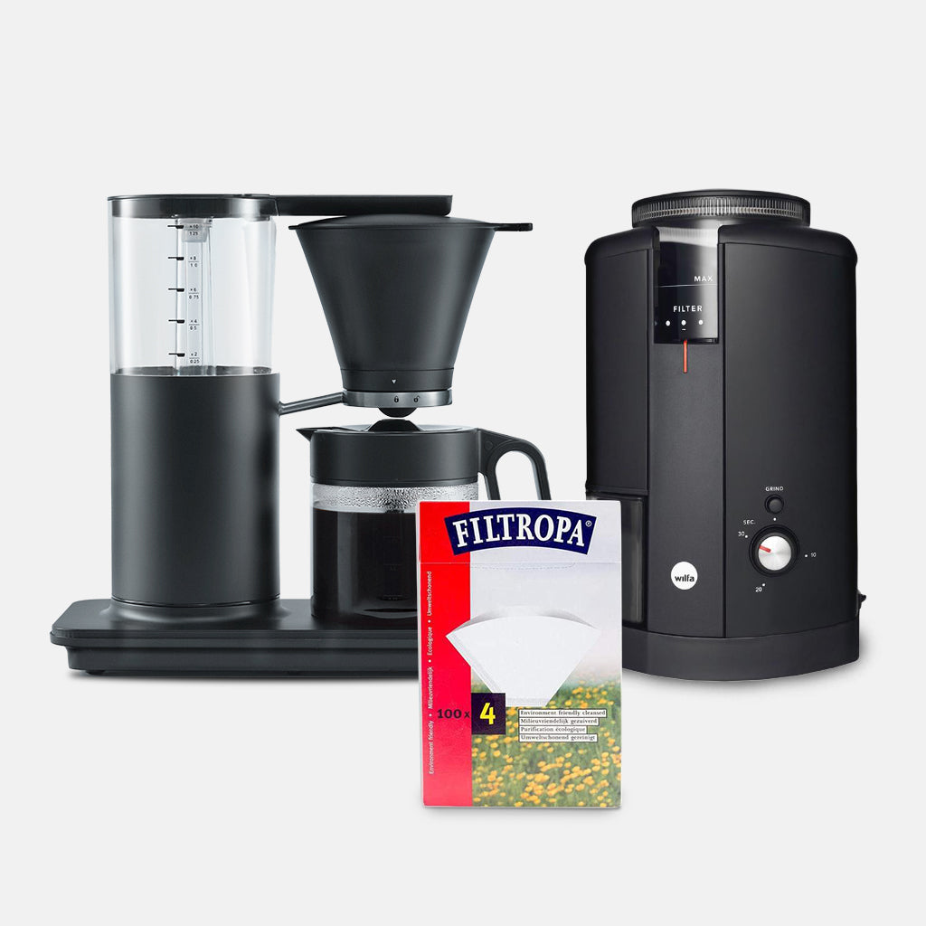 Wilfa Classic Tall Coffee Maker Bundle - Black