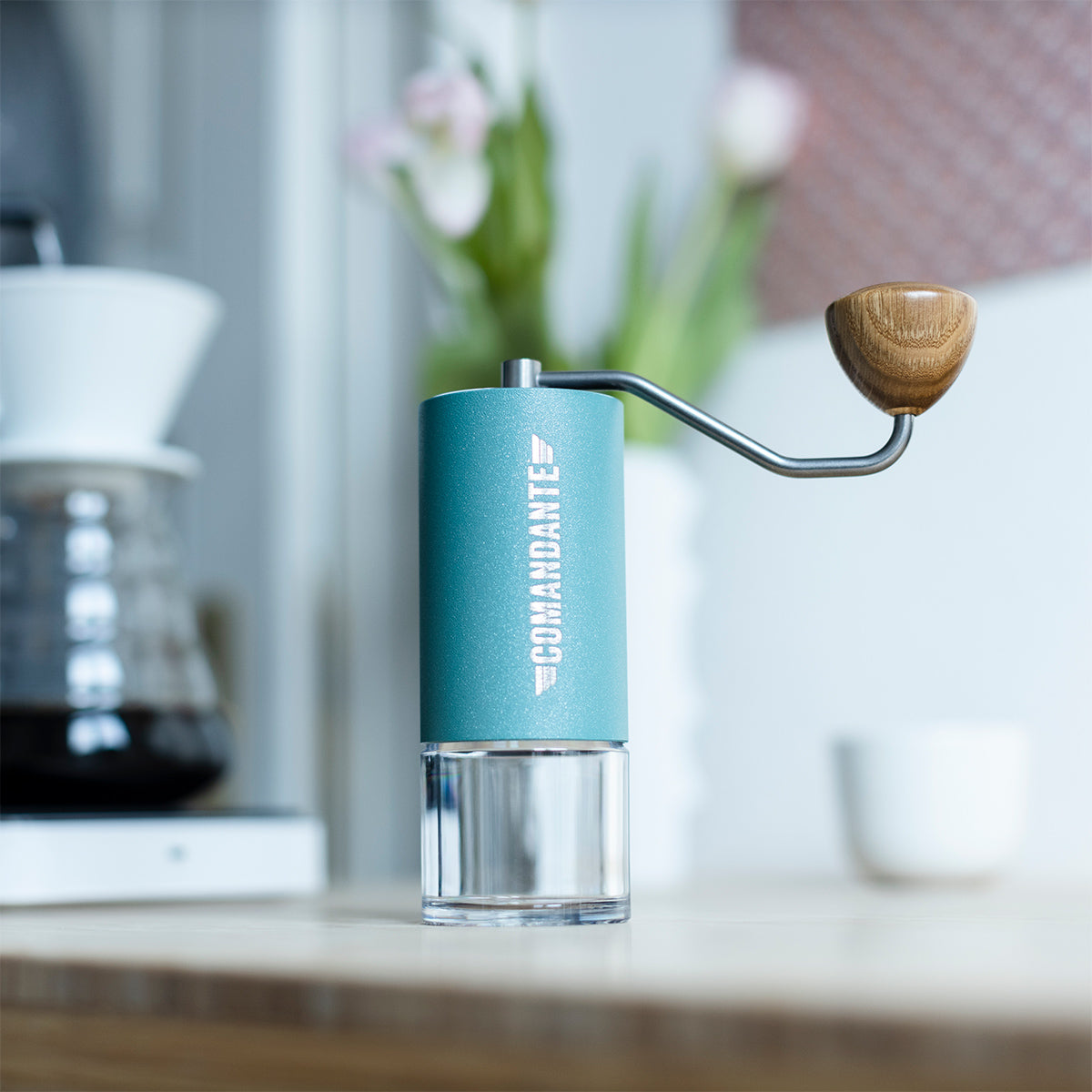 '3382 - COMANDANTE 3382 C40 Nitro Blade Coffee Grinder MK4 - Alpine Lagoon - Kitchenary