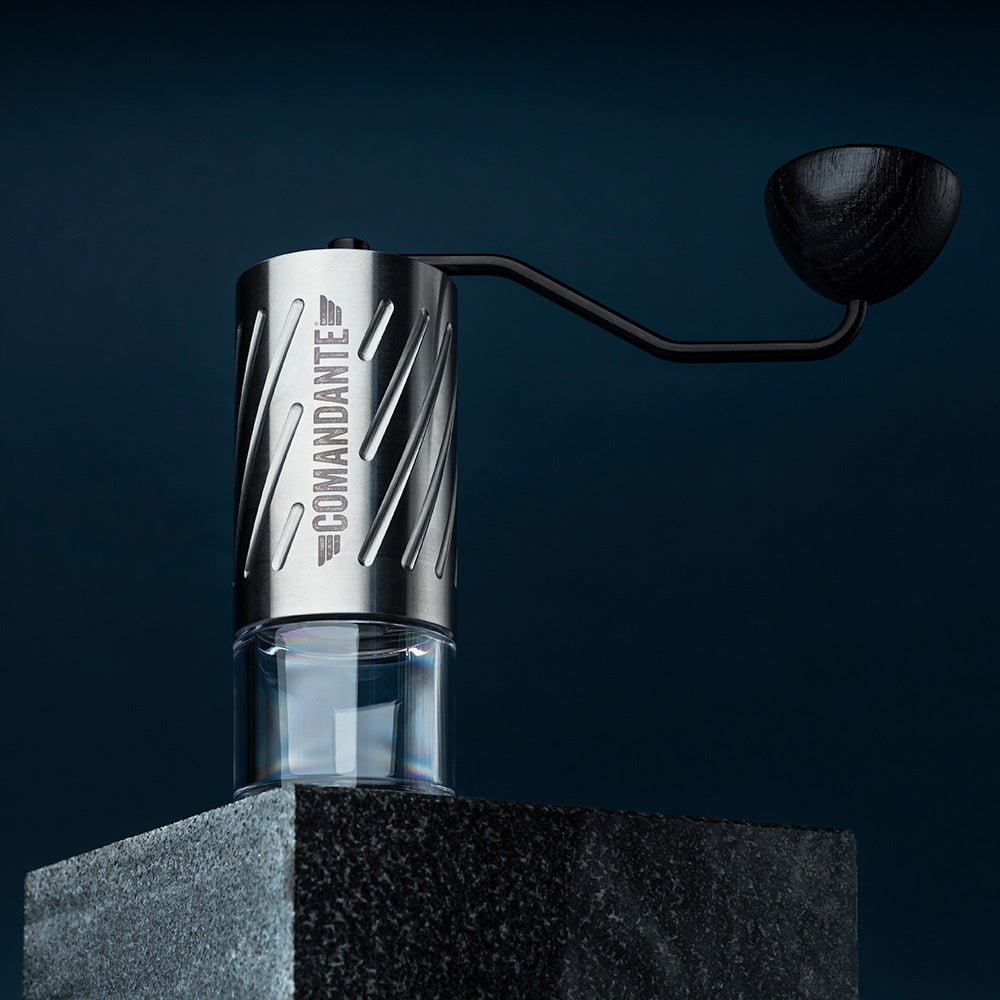 '4073 - COMANDANTE 4073 C60 Baracuda Coffee Grinder - Velvet Steel - Kitchenary