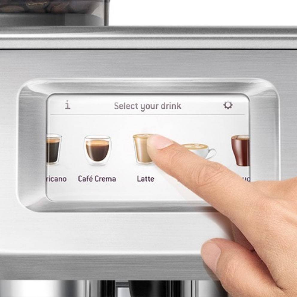 SAGE SES880BSS2GUK1 The Barista Touch Espresso Machine - Brushed Stainless Steel