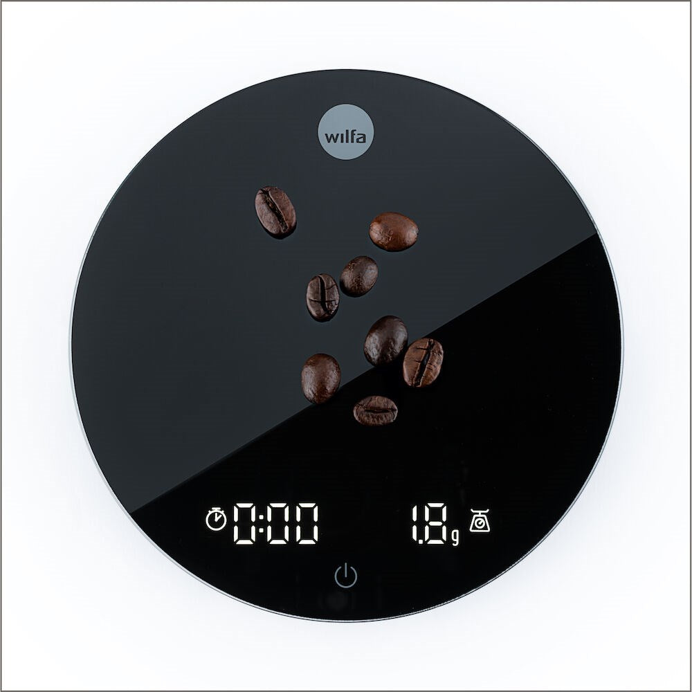 WILFA KS1B-T2 Uniform & Kitchen Scale - Black