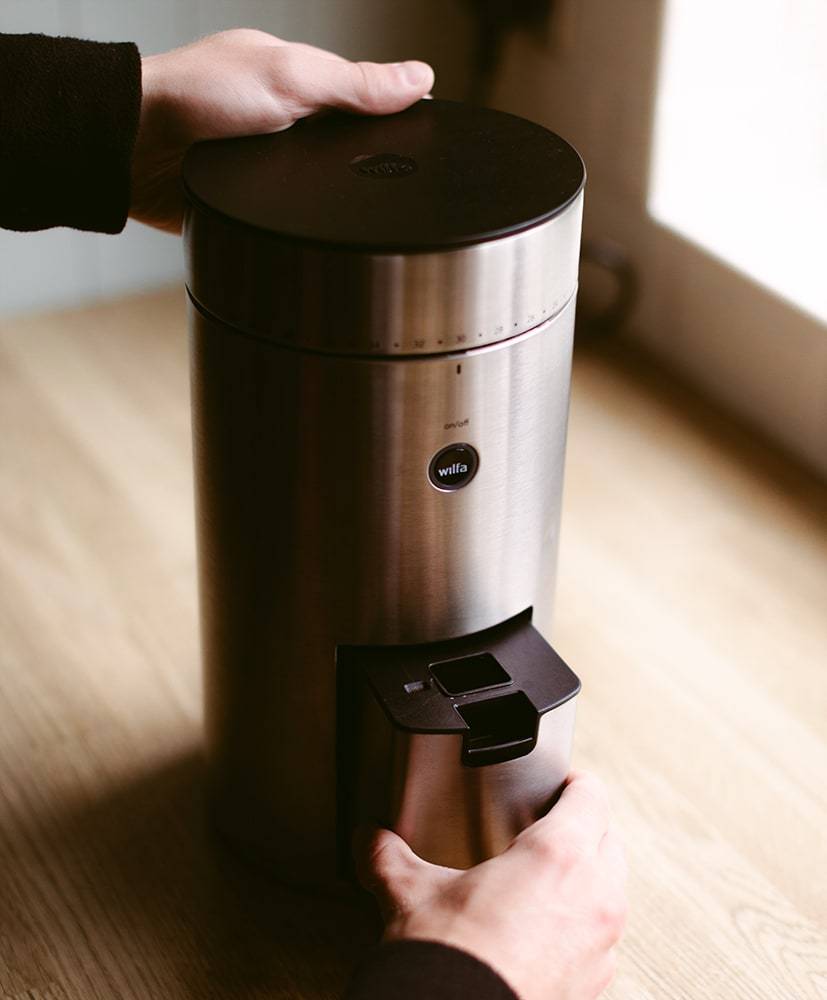 WILFA WSFB-100S Uniform Coffee Grinder - Stainless Steel